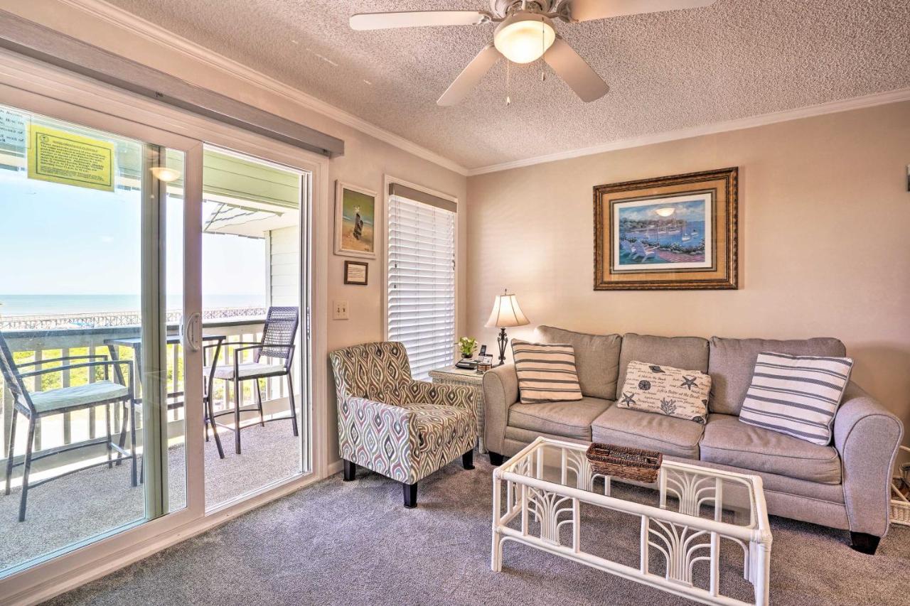 Isle Of Palms Beachfront Condo With Balcony And Pool! Zewnętrze zdjęcie