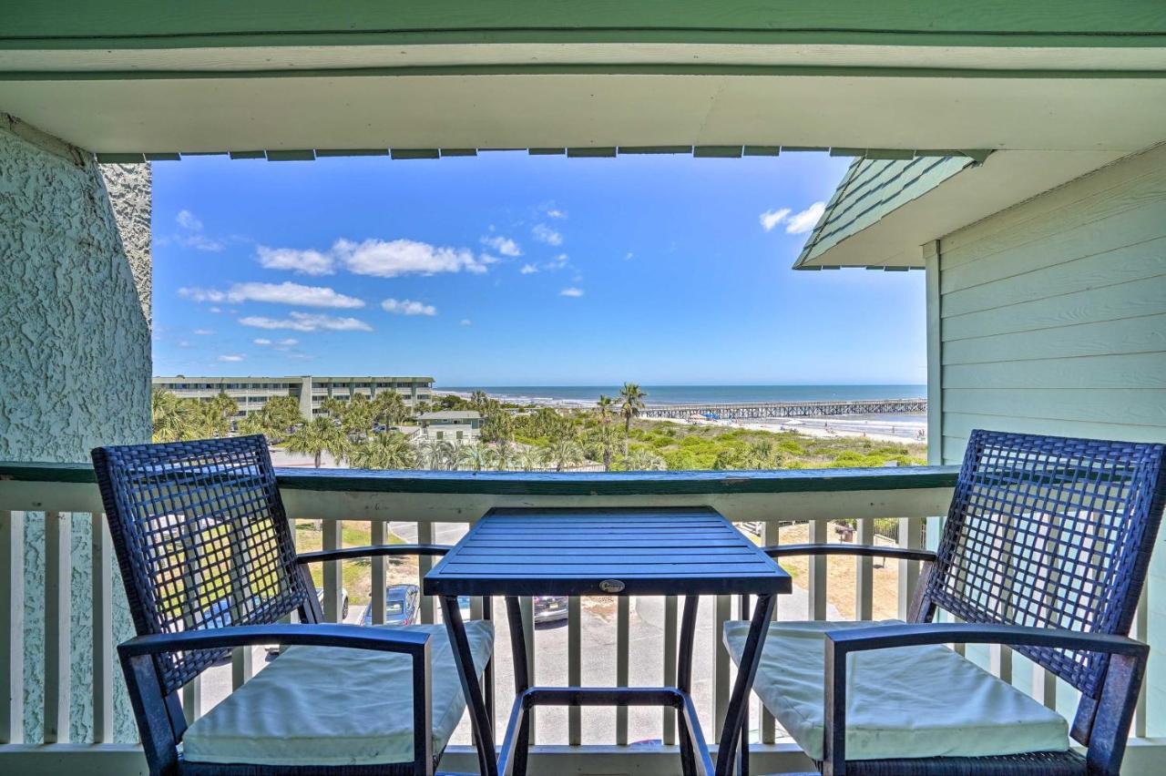 Isle Of Palms Beachfront Condo With Balcony And Pool! Zewnętrze zdjęcie