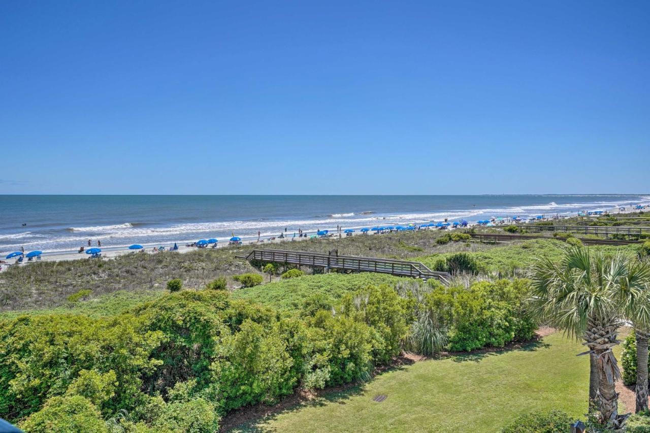 Isle Of Palms Beachfront Condo With Balcony And Pool! Zewnętrze zdjęcie