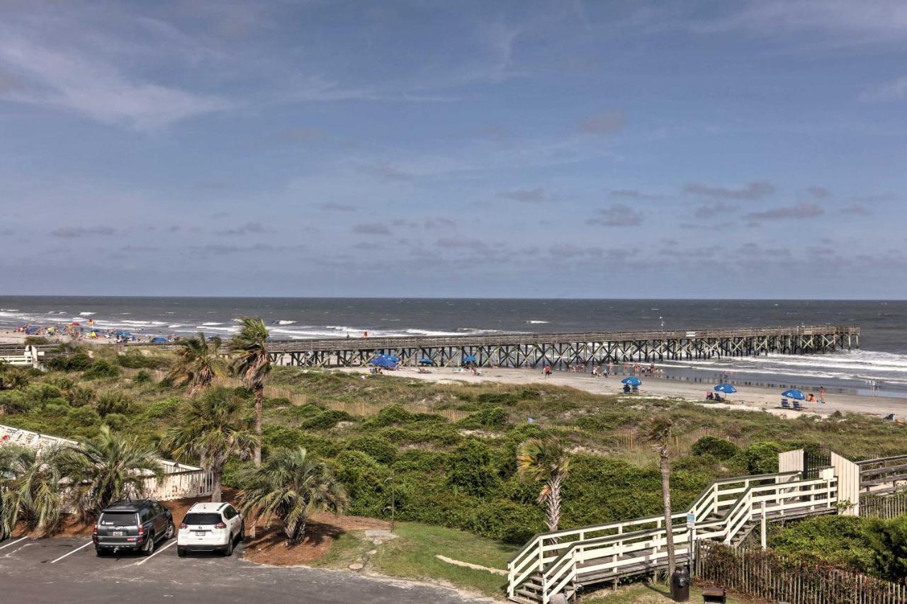 Isle Of Palms Beachfront Condo With Balcony And Pool! Zewnętrze zdjęcie